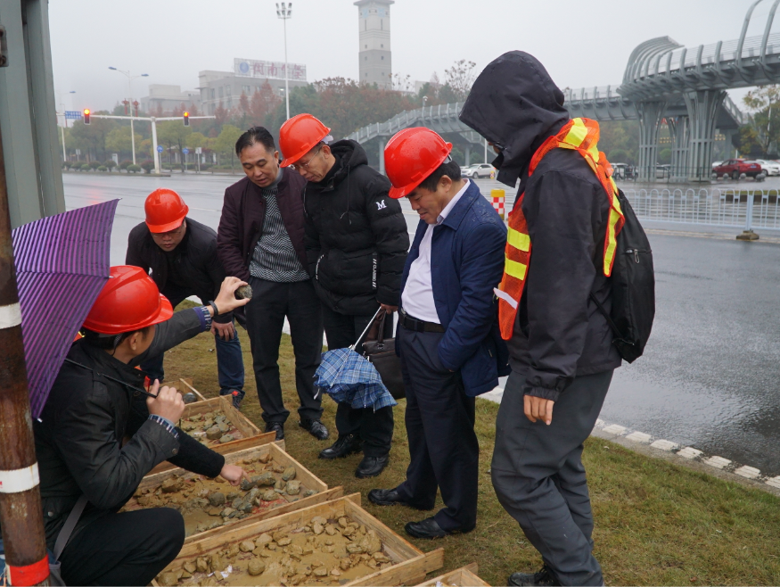 院領(lǐng)導(dǎo)赴長沙市軌道交通1號線北延一期詳勘項(xiàng)目檢查指導(dǎo)工作